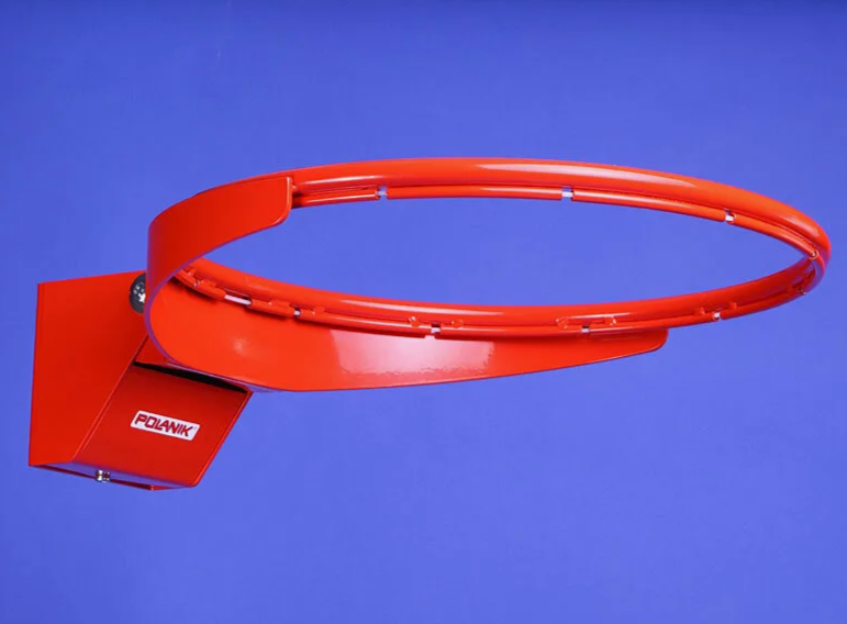 Кольцо соревновательное баскетбольное, с трубчатыми петлями для сетки, Polanik (Польша) 929-PO-005 