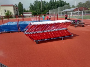 Компания GREVS поставила легкоатлетическое оборудование Polanik для оснащения стадиона